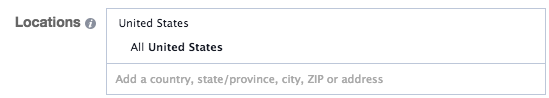 Facebook Location Targeting Address