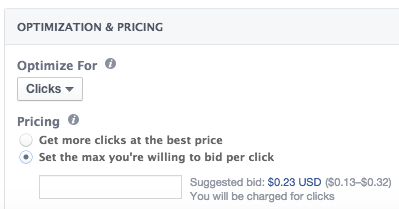 Facebook Cost Per Click