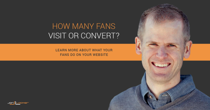 Facebook Fans Website Visit Conversion