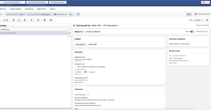 New Facebook Power Editor