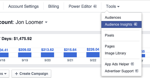 Facebook Audience Insights