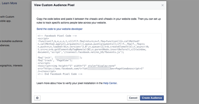Facebook Website Custom Audiences