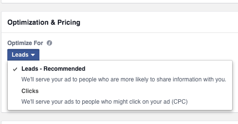 Facebook Lead Ads