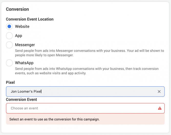 Facebook Ads Conversions