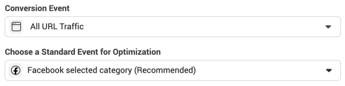 Facebook Custom Conversions