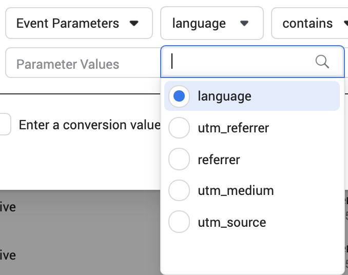 Facebook Custom Conversions