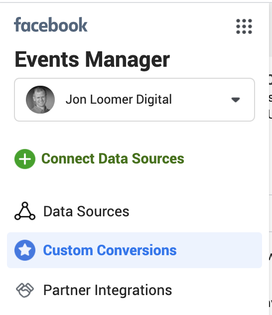 Facebook Custom Conversions
