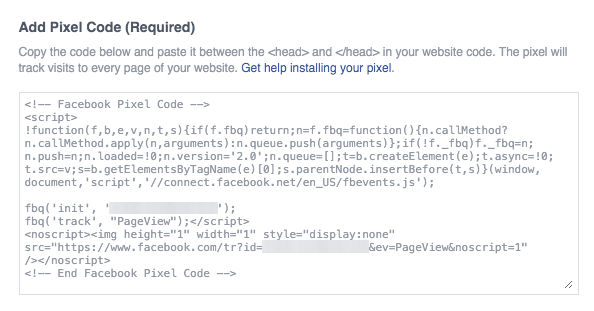 New Facebook Pixel