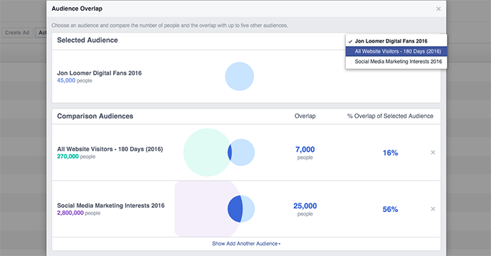 Facebook Audience Overlap