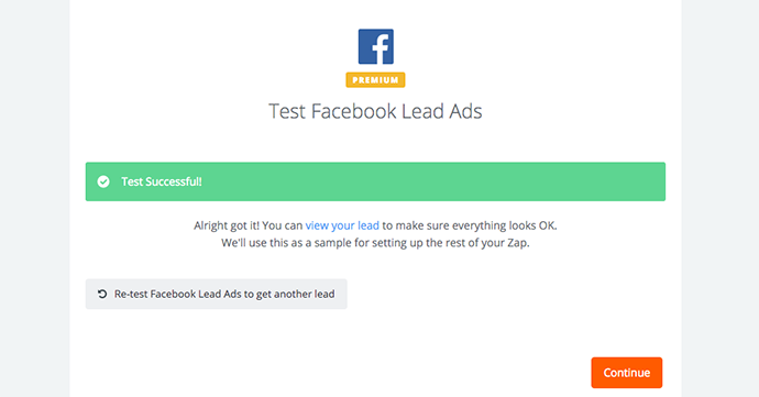 Facebook Lead Ads Zapier