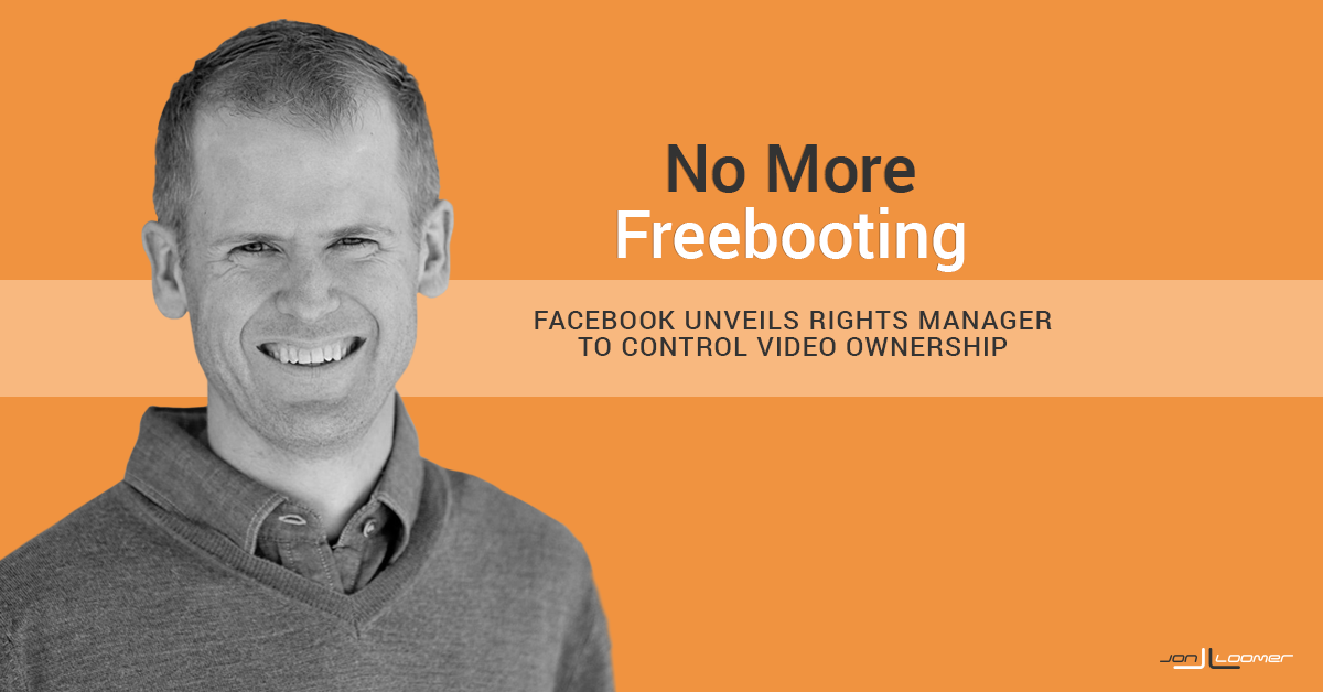 Facebook Rights Manager No Freebooting