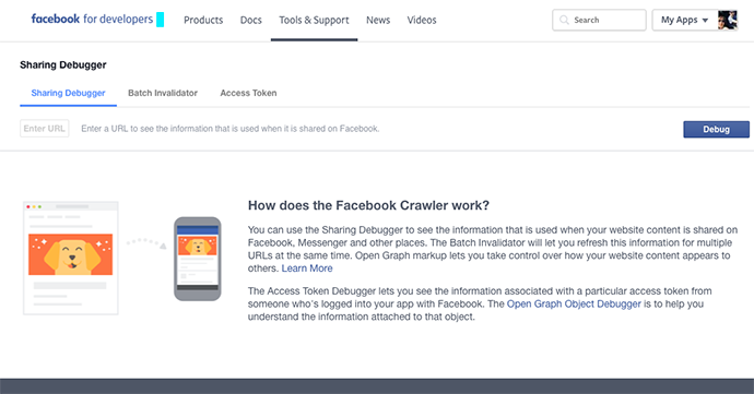 Facebook Sharing Debugger