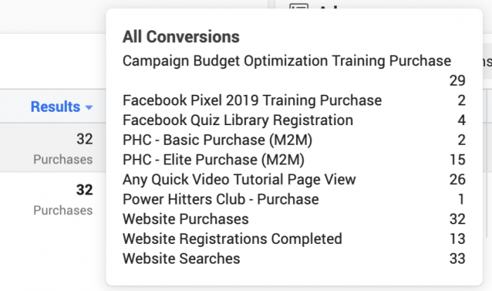 Facebook Conversion Event