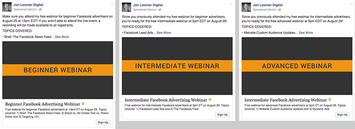 Facebook Lead Ads Webinars