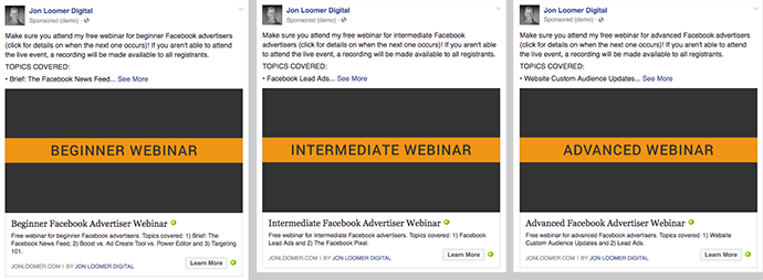 Webinar Facebook Ads