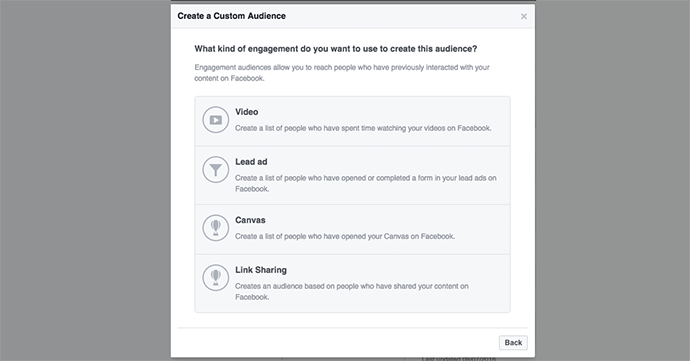 Link Sharing Custom Audience