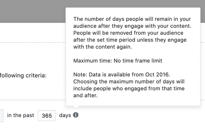 Facebook Page Engagement Custom Audience