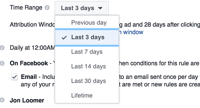 Facebook Ads Automated Rules