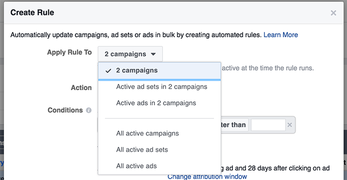 Facebook Ads Automated Rules