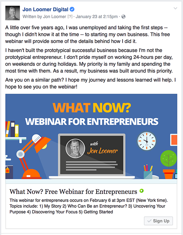 Facebook Lead Ad Webinar