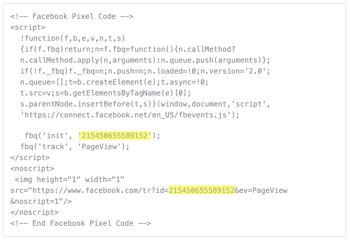 Facebook Pixel for Single page applications