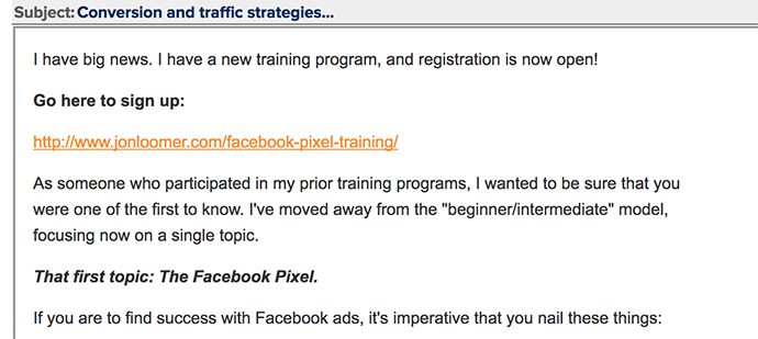 Training Program Promotion