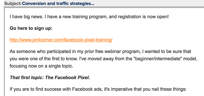 Training Program Promotion