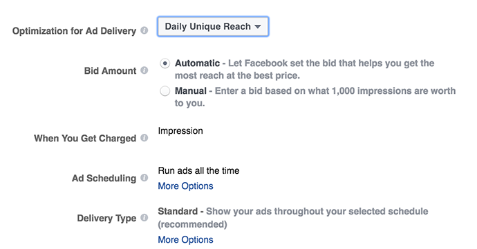 Evergreen Facebook Campaign Daily Unique Reach