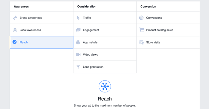 Facebook Ads Reach Objective