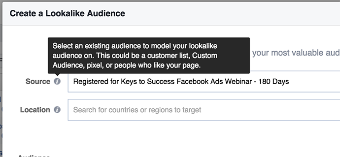 Facebook Lookalike Audiences