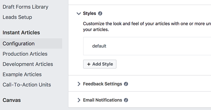 Facebook Instant Articles Call-to-Action Units