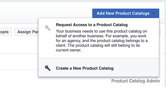 Facebook Product Catalog