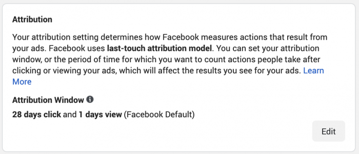 Facebook Ad Attribution