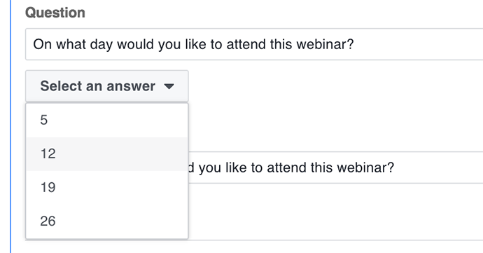 Facebook Lead Ad Forms Questions