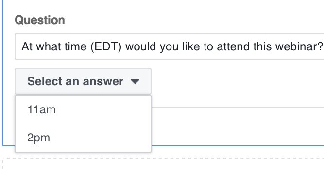 Facebook Lead Ad Forms Questions