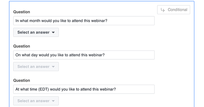 Facebook Lead Ad Forms Questions