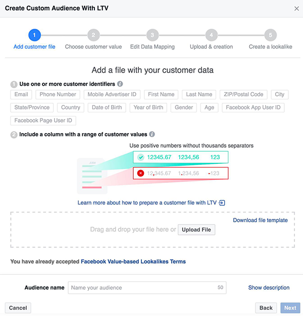 Value-Based Lookalike Audience Facebook