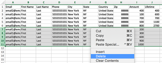 Customer Lifetime Value Report