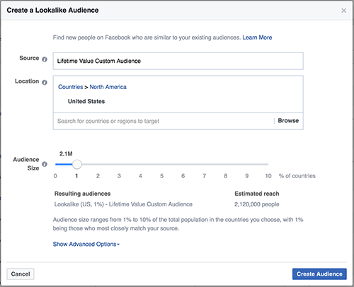 Value-Based Lookalike Audience