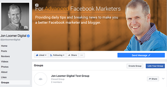 Facebook Groups for Pages