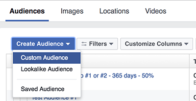 Facebook Offline Events Custom Audiences