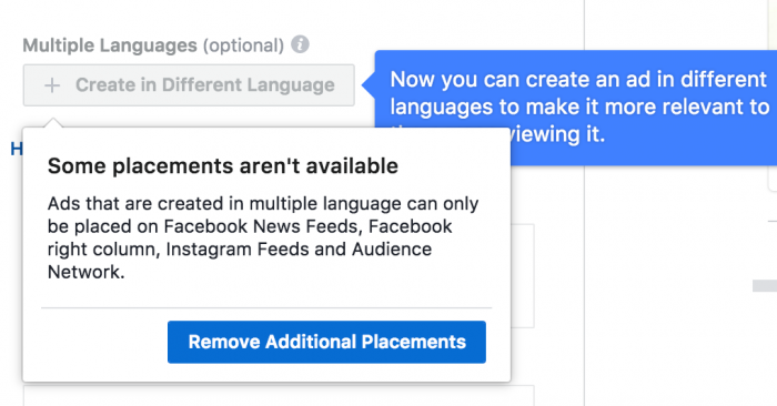 Facebook Ads Dynamic Language Optimization