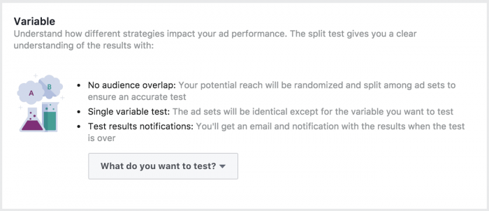 Facebook Split Testing