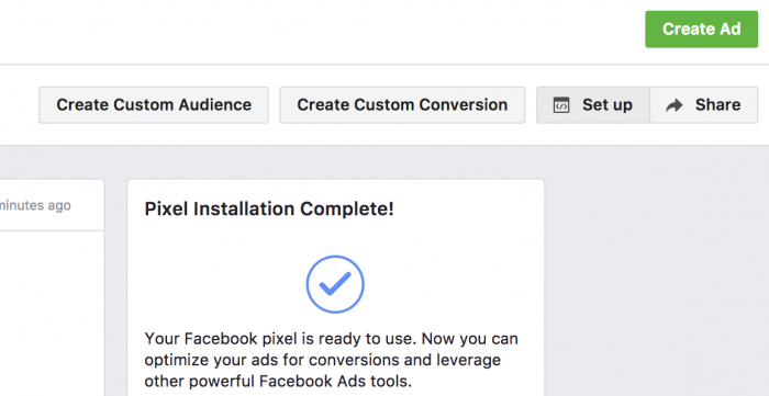 Facebook Pixel Set Up