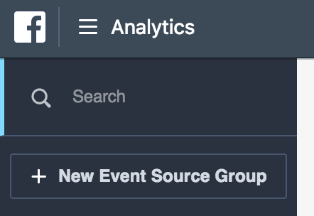 Facebook Analytics Event Source Group