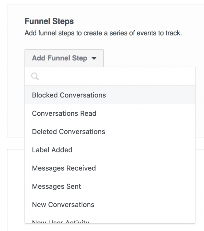 Facebook Analytics Funnels