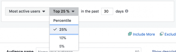 Facebook App Activity Custom Audiences