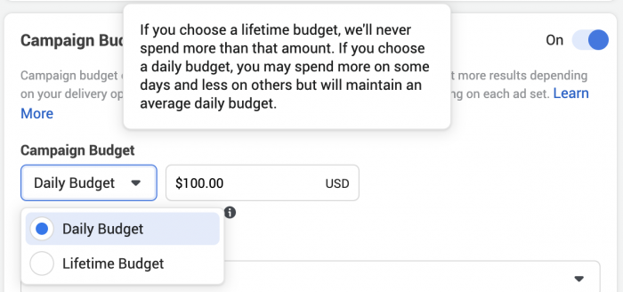 Facebook Campaign Budget Optimization