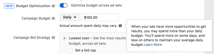 Facebook Campaign Budget Optimization