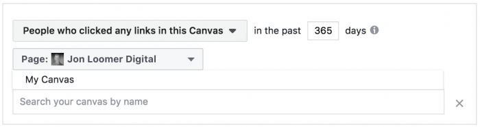 Facebook Fullscreen Experience Custom Audience